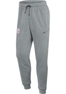 Nike K-State Wildcats Mens Grey Practice Fleece Sweatpants