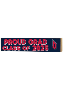 KH Sports Fan Duquesne Dukes 3x13 Block Sign Class of 2025 Sign - Navy Blue