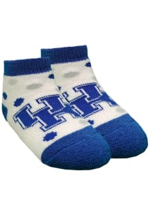 Kentucky Wildcats Polka Dot Baby Quarter Socks