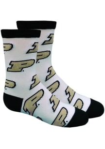 Purdue Boilermakers Allover Youth Quarter Socks
