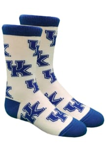 Kentucky Wildcats Allover Youth Quarter Socks