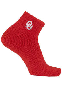Oklahoma Sooners Cozy Womens Quarter Socks