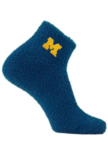 Michigan Wolverines Cozy Womens Quarter Socks