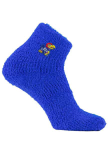 Kansas Jayhawks Cozy Womens Quarter Socks