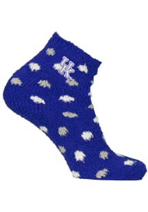 Kentucky Wildcats Polka Dot Cozy Womens Quarter Socks