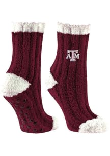 Texas A&amp;M Aggies Warm Fuzzy Womens Crew Socks