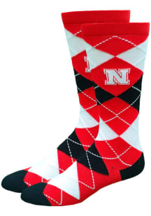 Nebraska Cornhuskers Dress Mens Argyle Socks