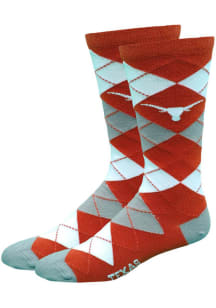 Texas Longhorns Dress Mens Argyle Socks