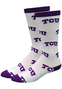 TCU Horned Frogs Allover Mens Dress Socks