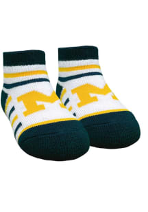 Stripe Michigan Wolverines Baby Quarter Socks - Navy Blue