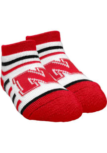 Stripe Nebraska Cornhuskers Baby Quarter Socks - Red