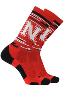 Fastline Nebraska Cornhuskers Mens Crew Socks - Red