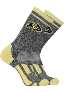 Heather Purdue Boilermakers Mens Crew Socks - Gold