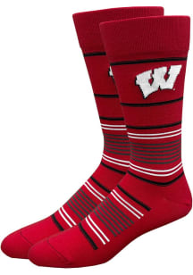 Alumnus Wisconsin Badgers Mens Dress Socks - Red