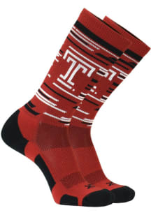 Temple Owls Fastline Mens Crew Socks