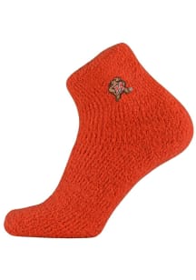 Cozy Maryland Terrapins Womens Quarter Socks - Red