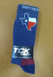 Texas Hiking Mens Crew Socks