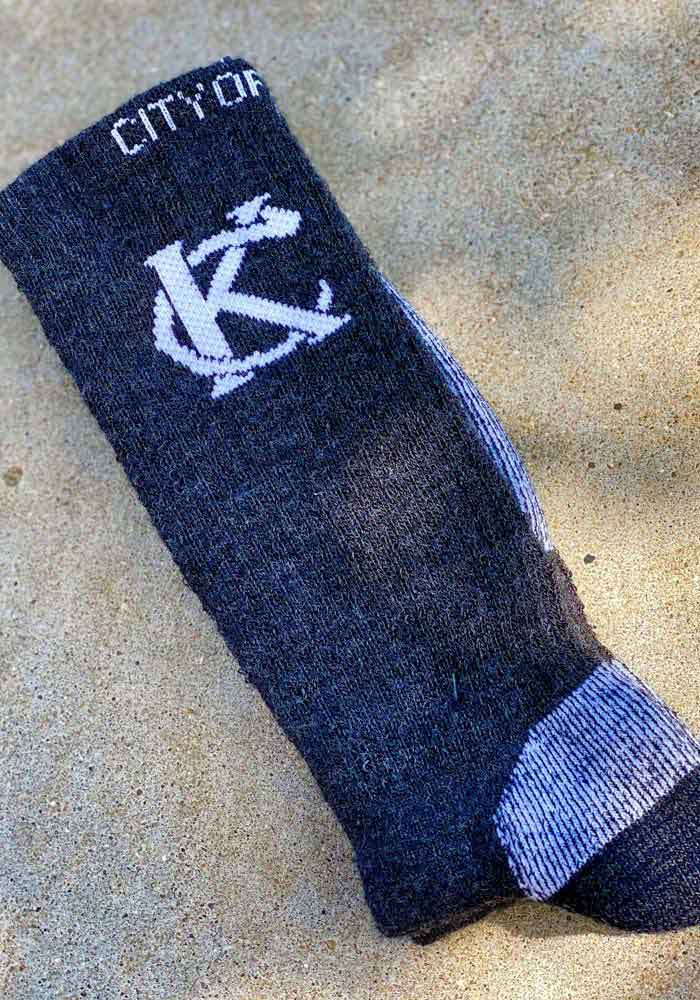 Kansas City Hiking Mens Crew Socks