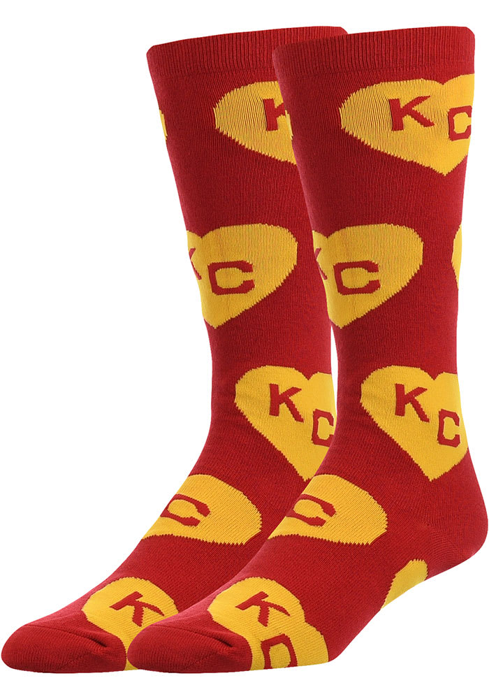 Louisville Cardinals Allover Dress Socks, Red, Size L, Rally House