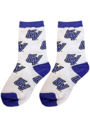 Grand Valley State Lakers Allover Youth Quarter Socks