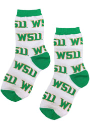 Wright State Raiders Allover Youth Quarter Socks