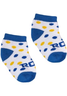 UMKC Roos Polka Dot Baby Quarter Socks