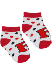 Rutgers Scarlet Knights Polka Dot Baby Quarter Socks
