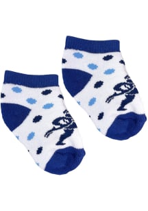 Washburn Ichabods Polka Dot Baby Quarter Socks