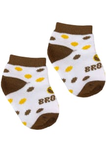 Western Michigan Broncos Polka Dot Baby Quarter Socks