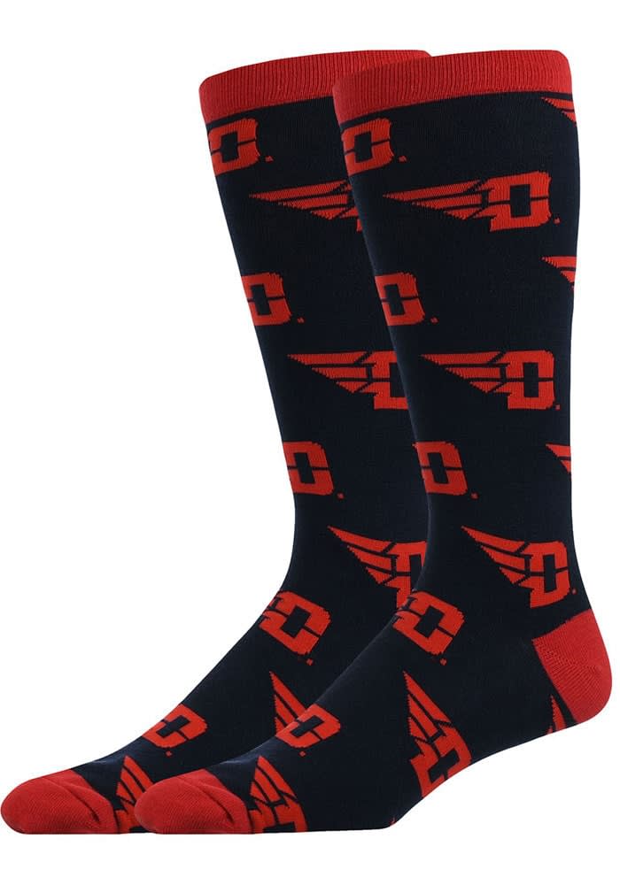 Dayton Flyers Allover Mens Dress Socks