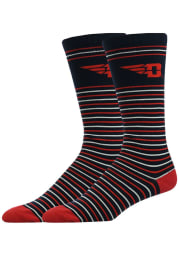 Dayton Flyers Stripe Mens Dress Socks