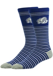Drake Bulldogs Stripe Mens Dress Socks