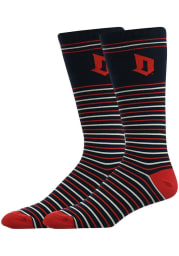 Duquesne Dukes Stripe Mens Dress Socks