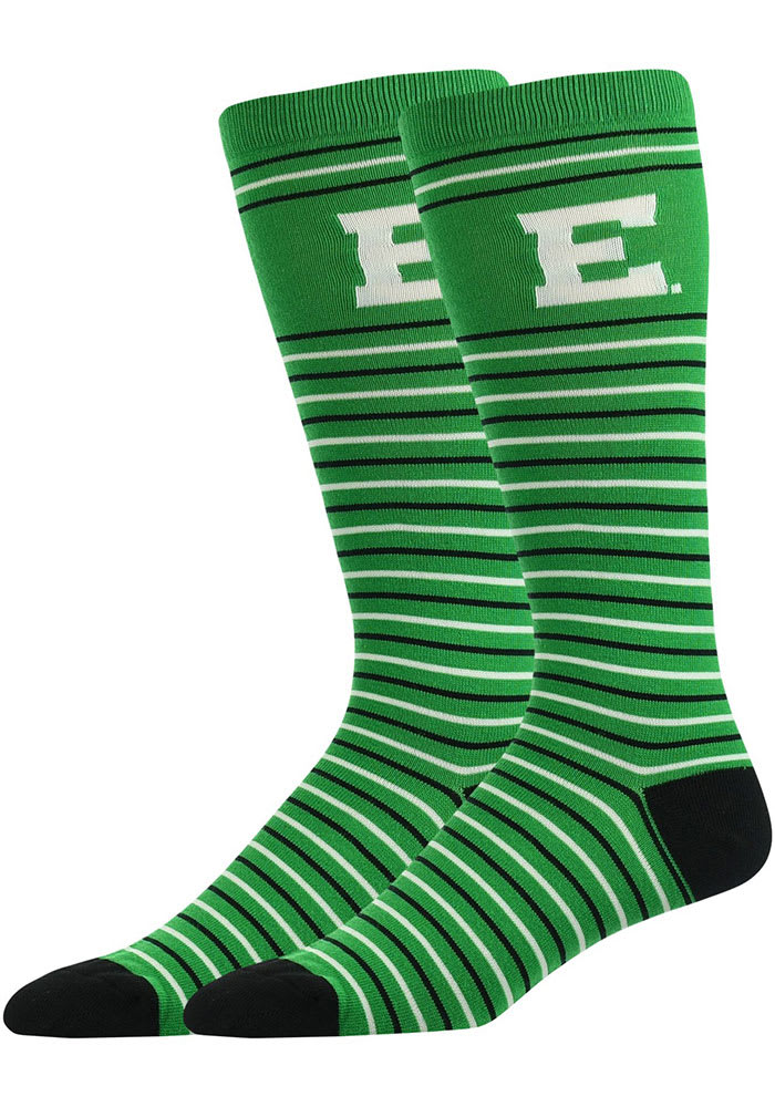 Eastern Michigan Eagles Stripe Mens Dress Socks