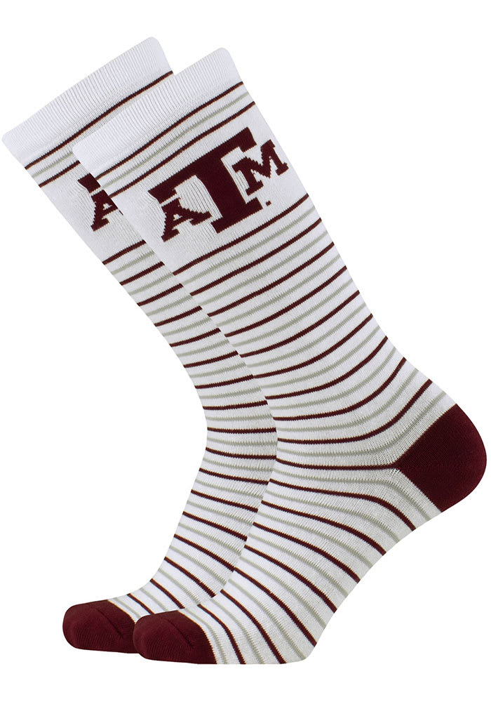 Texas A&M Aggies Stripe Mens Dress Socks