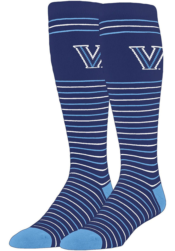 Villanova Wildcats Stripe Mens Dress Socks