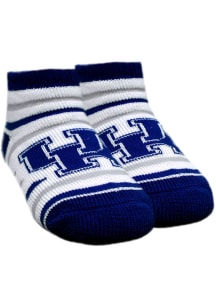 Kentucky Wildcats Stripe Baby Quarter Socks