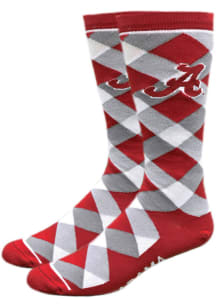 Alabama Crimson Tide Graduate Mens Argyle Socks