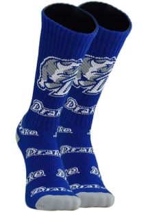 Drake Bulldogs Super Mascot Mens Crew Socks