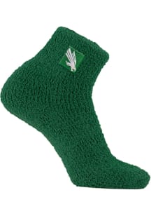 North Texas Mean Green Cozy Womens Quarter Socks
