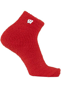 Wisconsin Badgers Cozy Womens Quarter Socks
