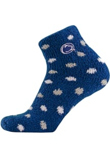 Penn State Nittany Lions Cozy Polka Dot Womens Quarter Socks