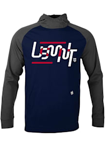 Levelwear USMNT Mens Navy Blue Uproar Abstract Long Sleeve Hoodie