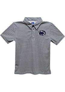 Vive La Fete Penn State Nittany Lions Youth Navy Blue Pencil Stripe Short Sleeve Polo Shirt