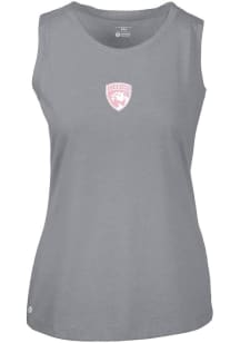Levelwear Florida Panthers Womens Grey Macy Logo Tank Top