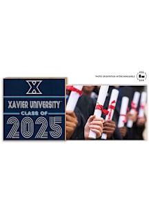 Xavier Musketeers Class of 2025 unique photo frame Picture Frame - Navy Blue