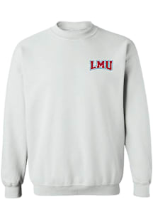 Vive La Fete Loyola Marymount Lions Womens White Impressions Crew Sweatshirt