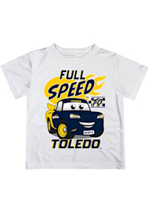 Vive La Fete Toledo Rockets Youth White Full Speed Short Sleeve T-Shirt