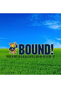 Akron Zips Large Bound Yard Sign - Navy Blue