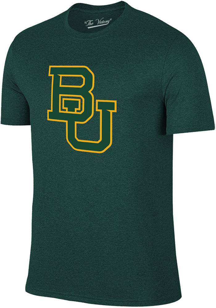 Baylor Bears Green Primary Team Logo Short Sleeve Fashion T Shirt